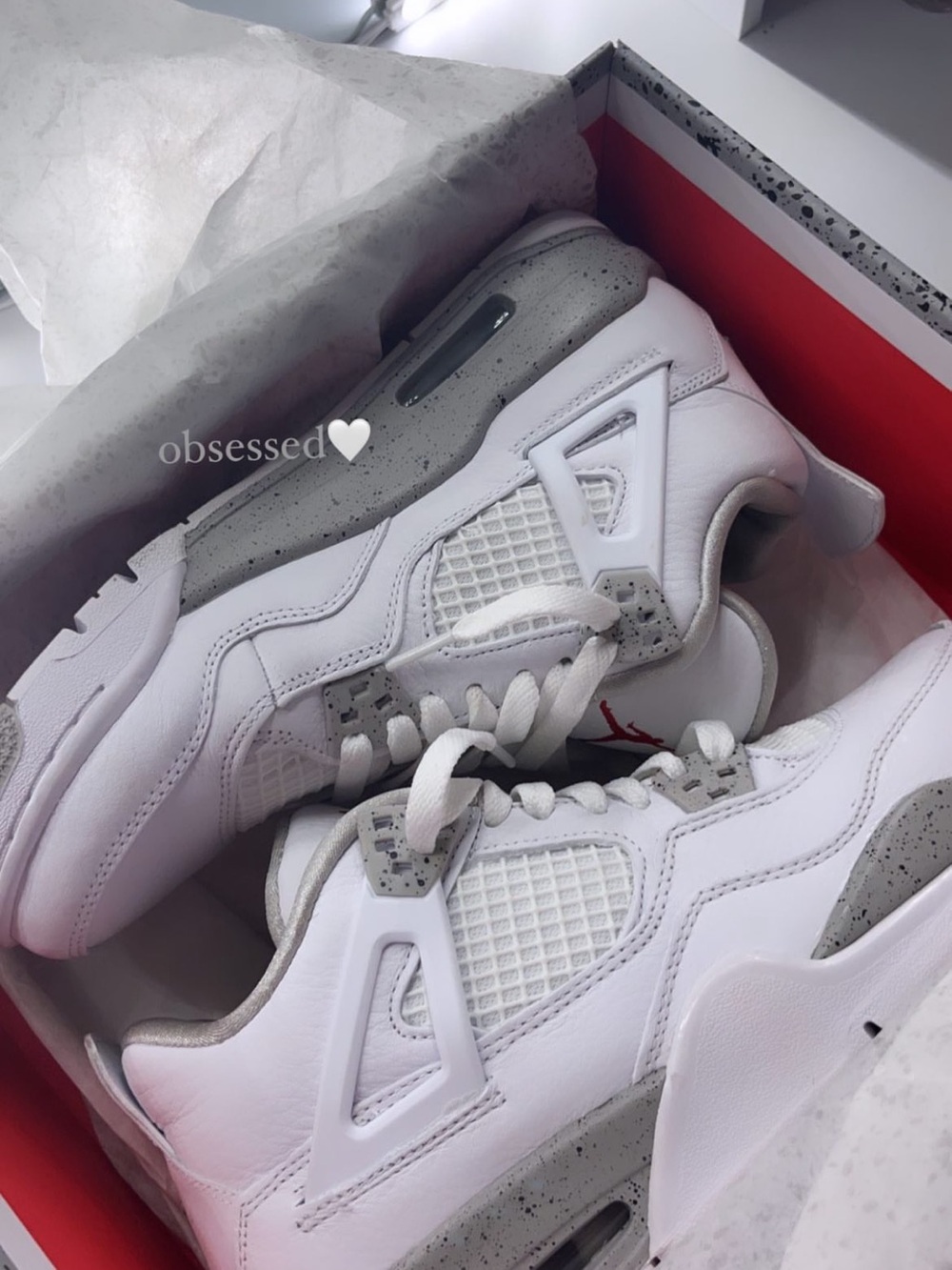 Air Jordan 4 Retro GS “White Oreo”